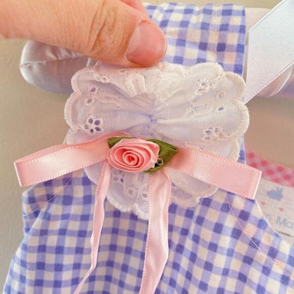 Vintage 90s Jordan Marie Plaid Jumpsuit 6 Months - Picture 10 of 10